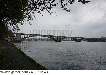 Royal Tweed Bridge, Crossing The Tweed At Berwick