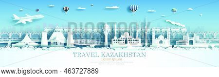 Kazakhstan Architecture Travel Landmarks Of Astana And Nur-sultan Famous And Popular, Tour Cityscape