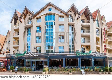 Ifran, Morocco - September 19,2022 - In The Streets Of Ifrane City In Morocco. Ifrane Is A City In T