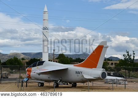 Albuquerque Nm - Jul 24: Heritage Park At National Museum Of Nuclear Science And History In Albuquer