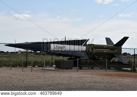 Albuquerque Nm - Jul 24: Heritage Park At National Museum Of Nuclear Science And History In Albuquer