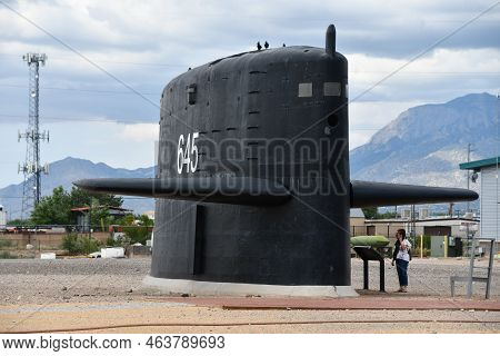 Albuquerque Nm - Jul 24: Heritage Park At National Museum Of Nuclear Science And History In Albuquer