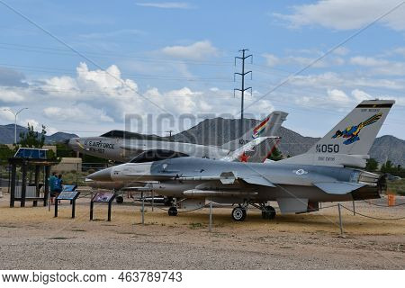 Albuquerque Nm - Jul 24: Heritage Park At National Museum Of Nuclear Science And History In Albuquer