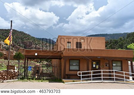 Jemez Springs Nm - Jul 26: Jemez Historic Site In Jemez Springs, New Mexico, As Seen On July 26, 202