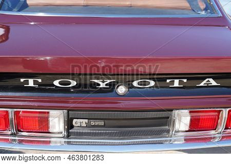 Bordeaux , Aquitaine  France - 10 18 2022 : Toyota Celica Gt 5 Speed Text Brand And Sign Logo Rear R