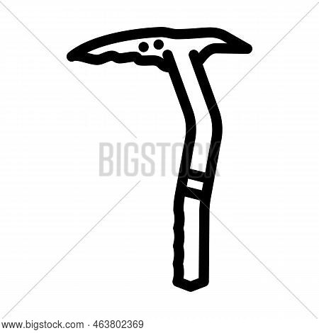 Dayton Axe Tool Line Icon Vector. Dayton Axe Tool Sign. Isolated Contour Symbol Black Illustration