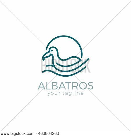 Albatros Vector Illustration Perfect For Mascot T-shirt And Logo Style