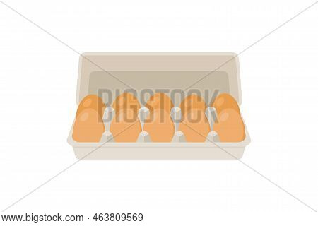 Egg Icon. Egg Illustration Isolated On White Background. Egg Vector For Template Design, Poultry Egg