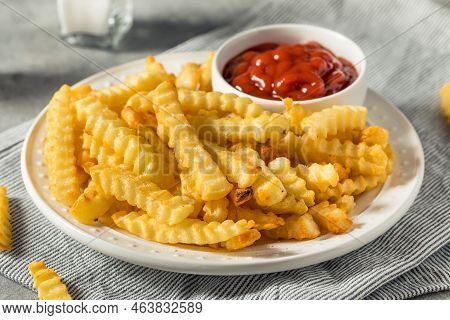 Homemade Crinkle Cut French Fries