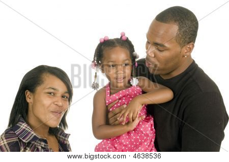 Man Holding Nichte in armen