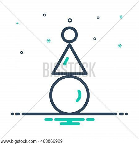 Mix Icon For Equilibrium Balance Stasis Symmetry Stability Equality Steadiness Compare