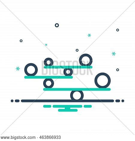 Mix Icon For Equilibrium Balance Symmetry Stability Stasis Equality Steadiness Measurement Compare