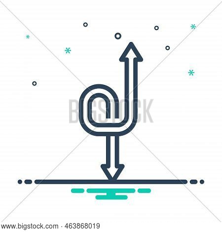 Mix Icon For Flexibility Ductility Suppleness Roundabout Springiness Pliability Pliancy Resilience