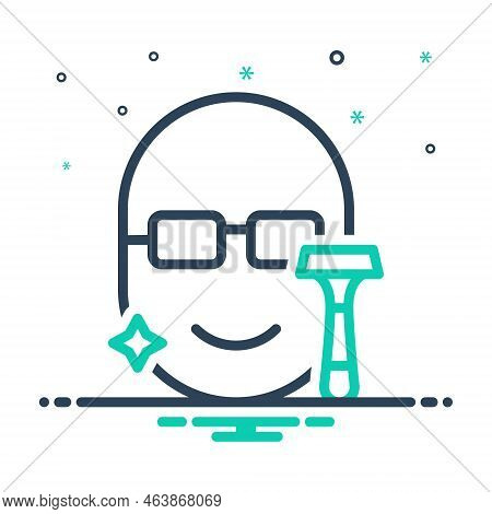 Mix Icon For Shaved Razor Salon Face Cleanser Beardless Hair-shave Accessories Beard Mustache