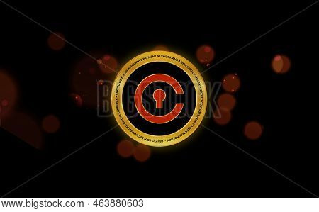Images Of Civic-cvc Virtual Currency. 3d Illustrations