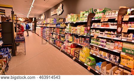 Warsaw, Poland. 10 October 2022. Inside Supermarket Netto In Warsaw