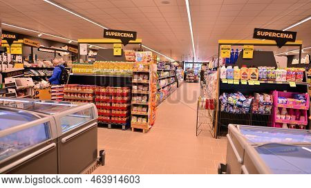 Warsaw, Poland. 10 October 2022. Inside Supermarket Netto In Warsaw