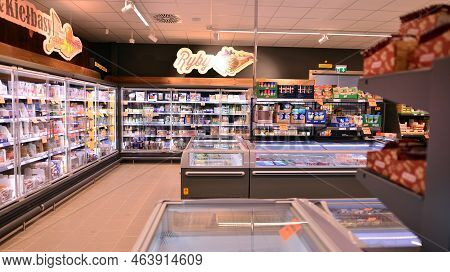 Warsaw, Poland. 10 October 2022. Inside Supermarket Netto In Warsaw