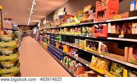 Warsaw, Poland. 10 October 2022. Inside Supermarket Netto In Warsaw