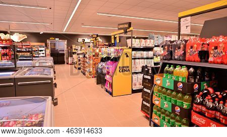 Warsaw, Poland. 10 October 2022. Inside Supermarket Netto In Warsaw