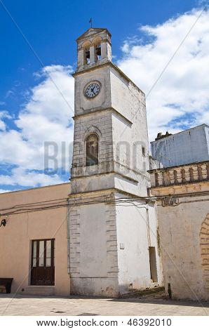 Clocktower. Felline. Puglia. Itália.