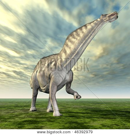 Dinosauruksen Amargasaurus