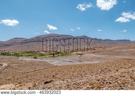 View At The Atlas Mountains Near Toumlilane Oasis - Morocco