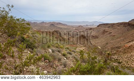 View Of The Mount Nutt Wilderness A Dry Desert Environment, Photo Taken From The Sitgreaves Pass Vie