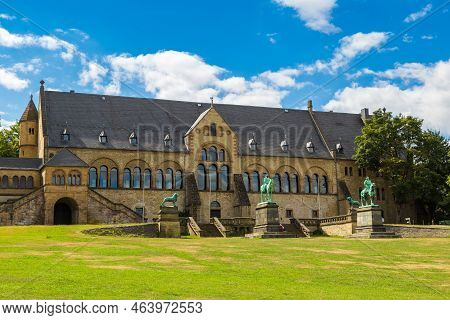 The Kaiserpfalz In Goslar In A Beautiful Summer Day, Germany