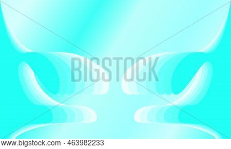 Blue Ocean Color Background For Social Media Design Ripples Pattern Vector Illustration.