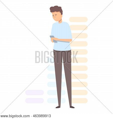 Best Benchmark Icon Cartoon Vector. Cost Indicator. Compare Time