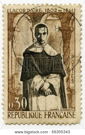 Stamp from France lacordaire