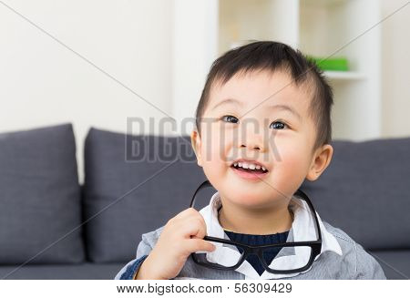 Asian baby boy