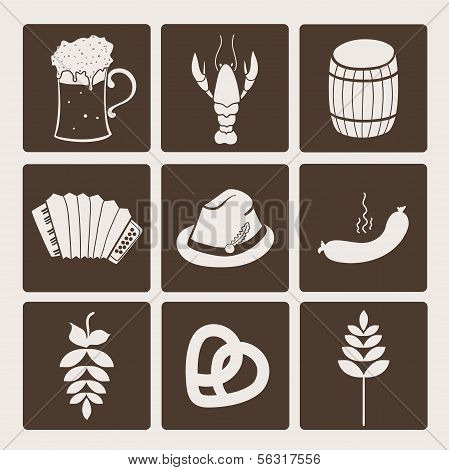 Oktoberfest icons