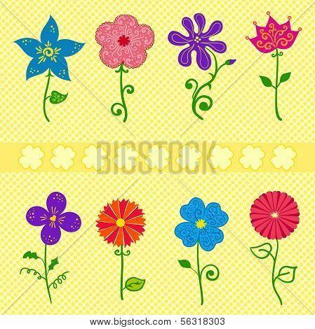 Flowers set