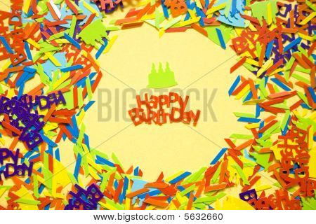 생일 축 하 색종이