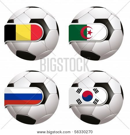 Country flag football