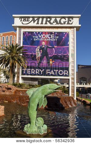 Mirage Hotel tegn i Las Vegas, Nv på 10 December 2013