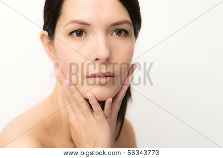Altruistic Young Woman With A Caring Look