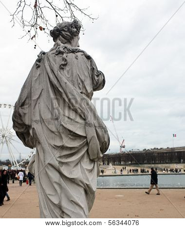 Statue in a park