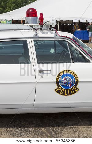 1968 Ford Galaxie Milwaukee politie auto embleem