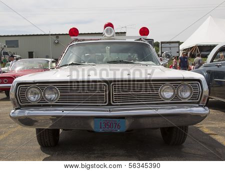 1968 Ford Galaxie Milwaukee politie auto vooraanzicht