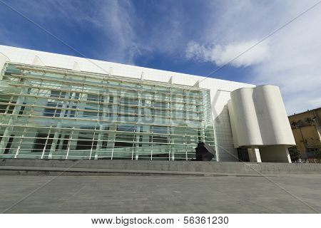 Macba Museum In Barcelona, Spain.