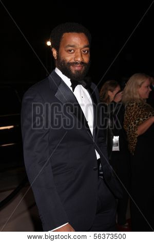 PALM SPRINGS - JAN 4:  Chiwetel Ejiofor at the Palm Springs Film Festival Gala at Palm Springs Convention Center on January 4, 2014 in Palm Springs, CA