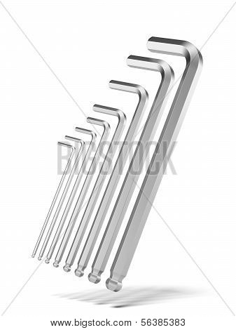 Set of hexagon spanners