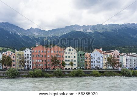Via Mariahilf a Innsbruck, Austria.