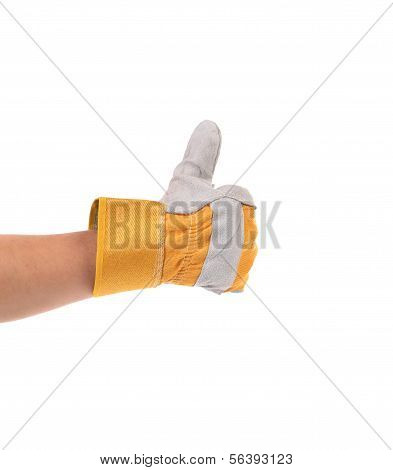 Thumbs ถุงมือของผู้ปฏิบัติงานก่อสร้างค่า