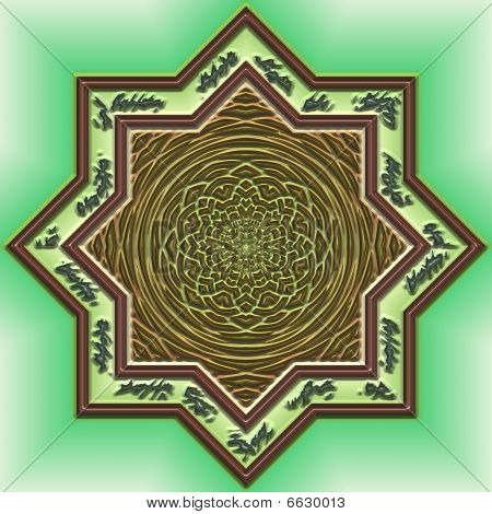 Mandala östlichen abstract design