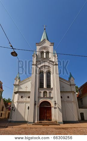 Our Lady Of Sorrows Catholic Church (xviii C.)  In Riga, Latvia