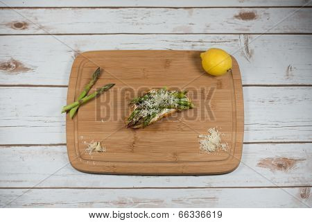 Croissant With Asparagus And Cream Cheese